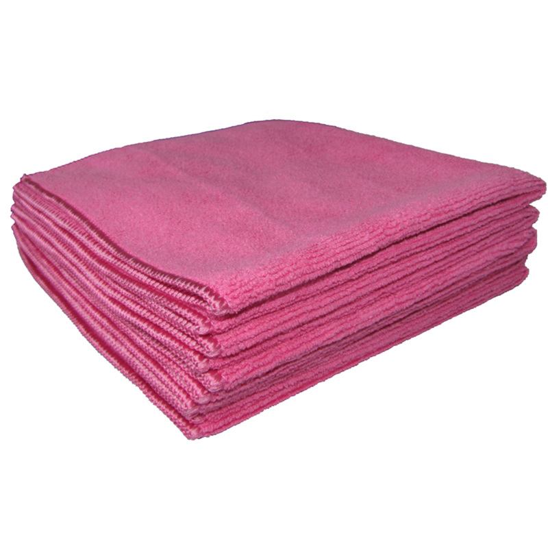 CHIFFONS MICROFIBRE TRICOT SOFT SACHET DE 5-40x40 ROSE -300 Gr Absorptions